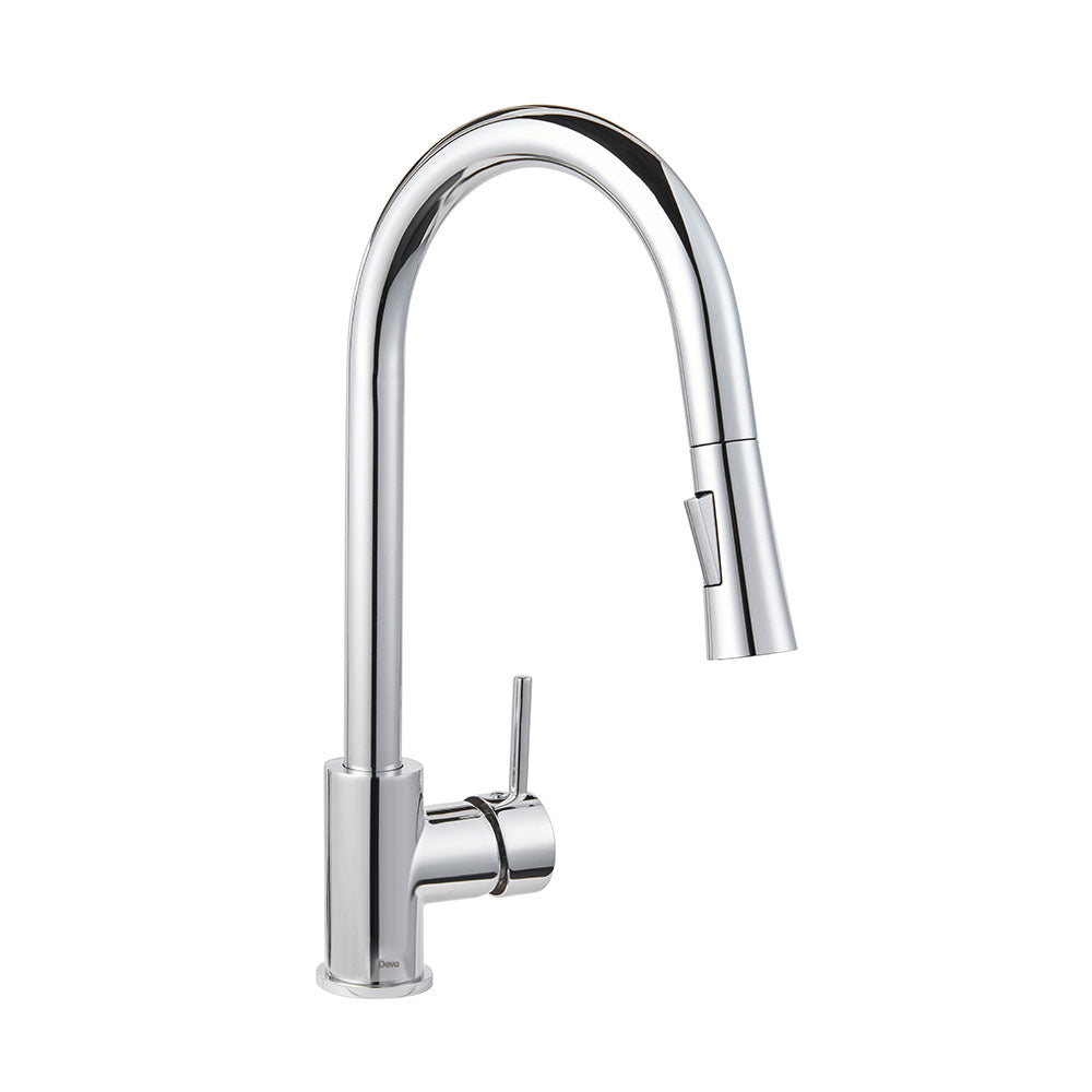 Pendle Pull Out Kitchen Rinser Tap - Chrome