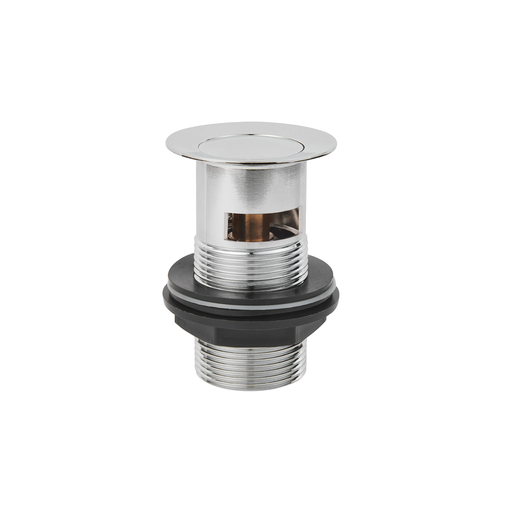1 1/4" Basin Slotted Press Top Waste - Chrome