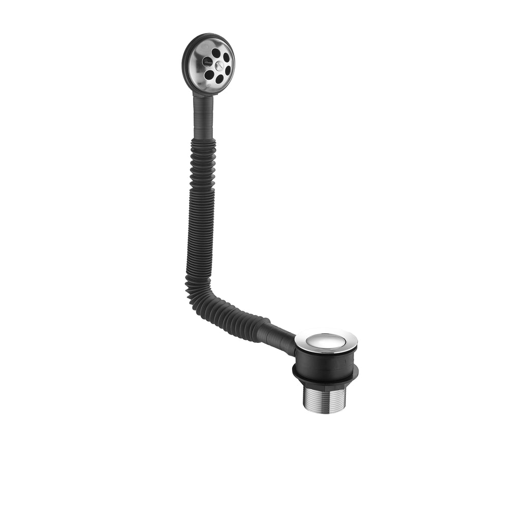 1 1/2" Press Top Bath Wastes - Chrome