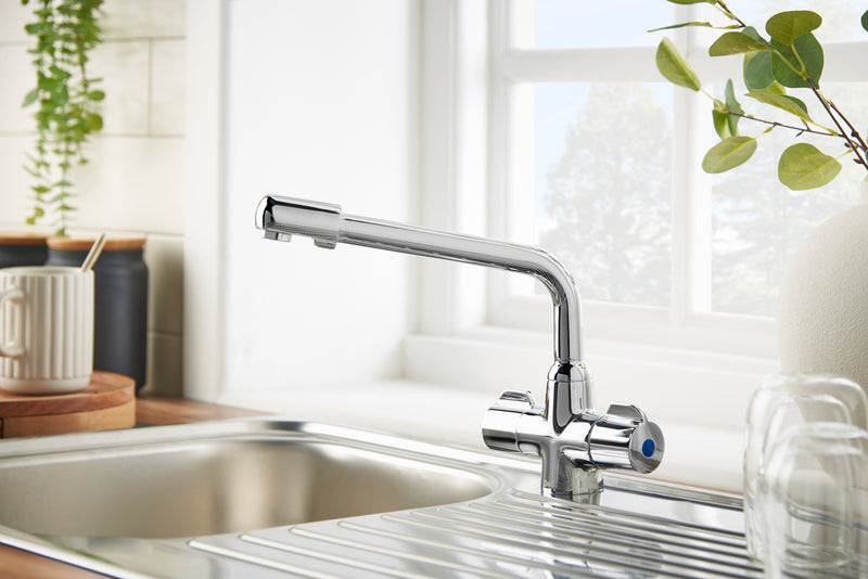 Puffin Sink Mixer - Chrome