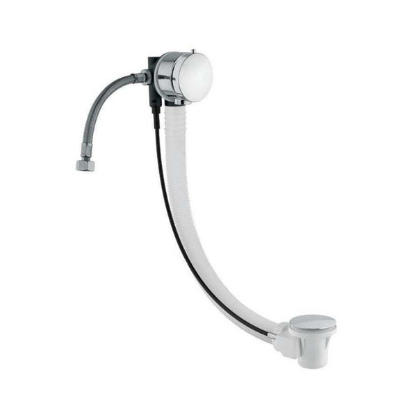 1 1/2" Bath Fill & Overflow Waste - Chrome