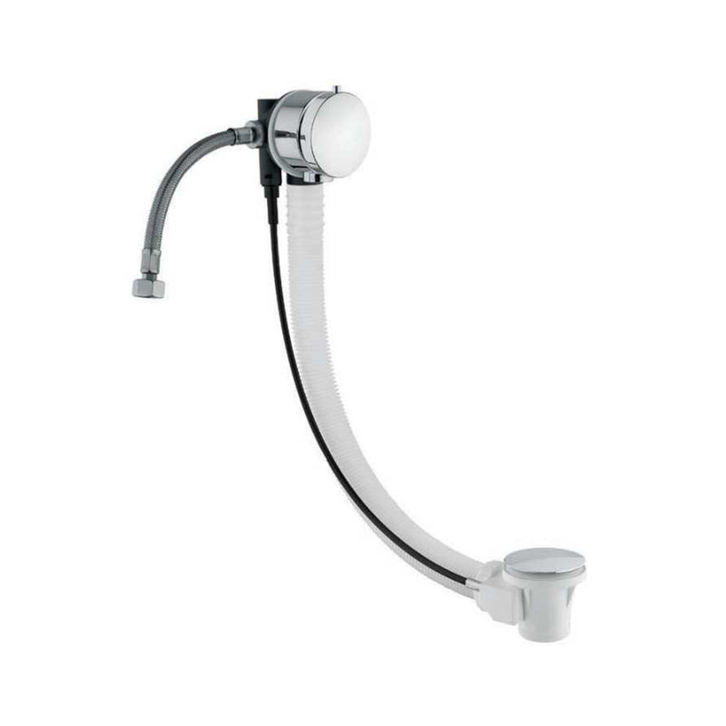 1 1/2" Bath Fill & Overflow Waste - Chrome