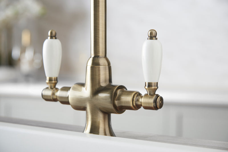 Georgian Kitchen Sink Tap - Bronze