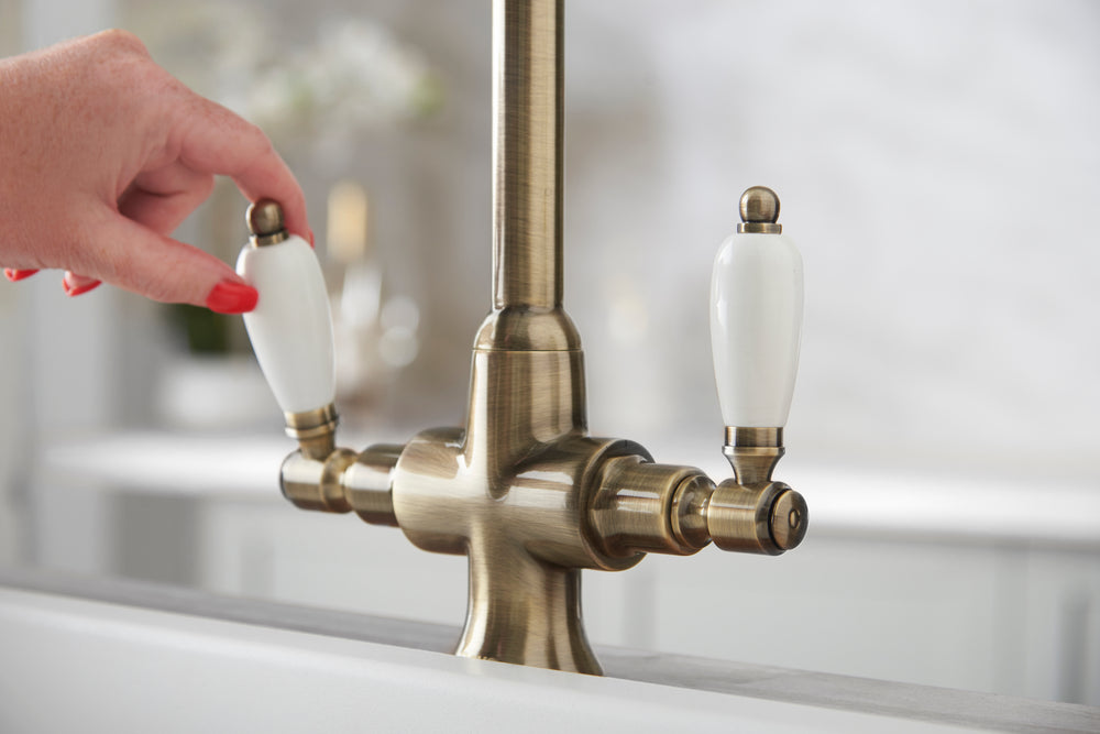 Georgian Kitchen Sink Tap - Bronze