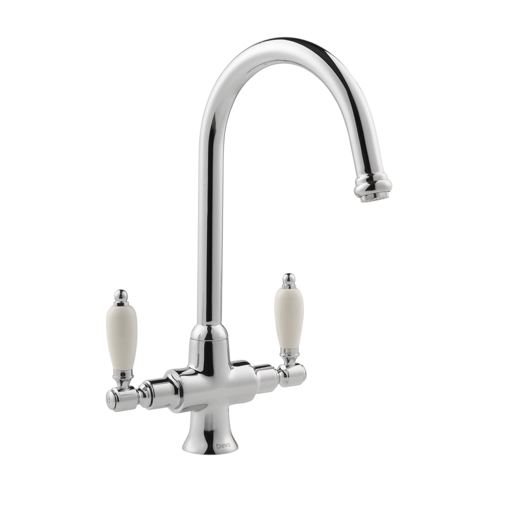 Georgian Kitchen Sink Tap - Chrome