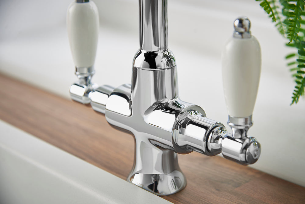 Georgian Kitchen Sink Tap - Chrome