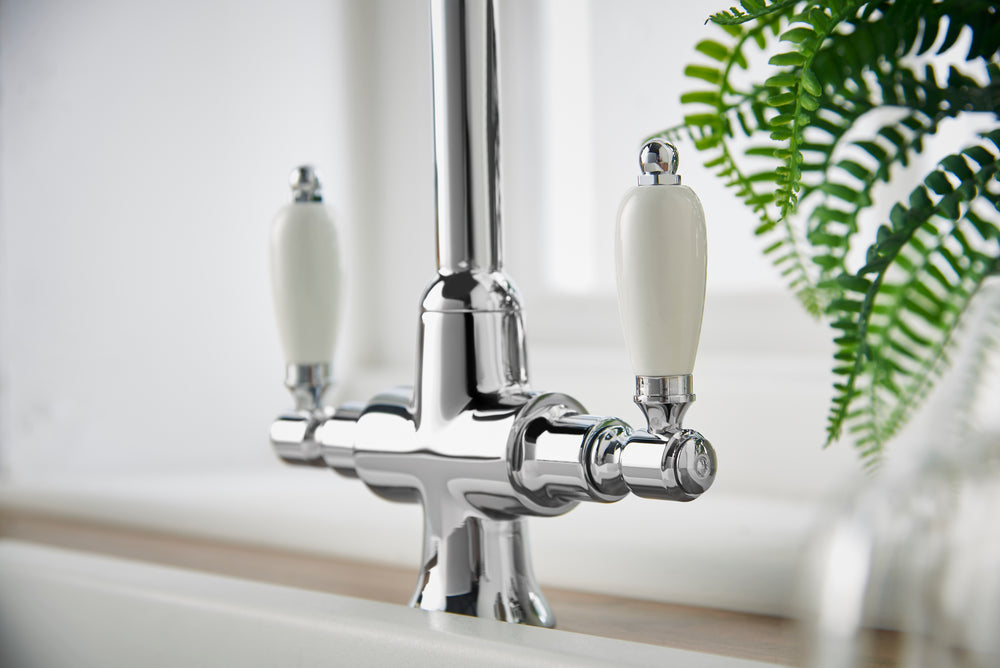 Georgian Kitchen Sink Tap - Chrome