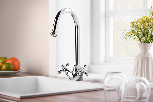 Venetian Kitchen Sink Tap - Chrome
