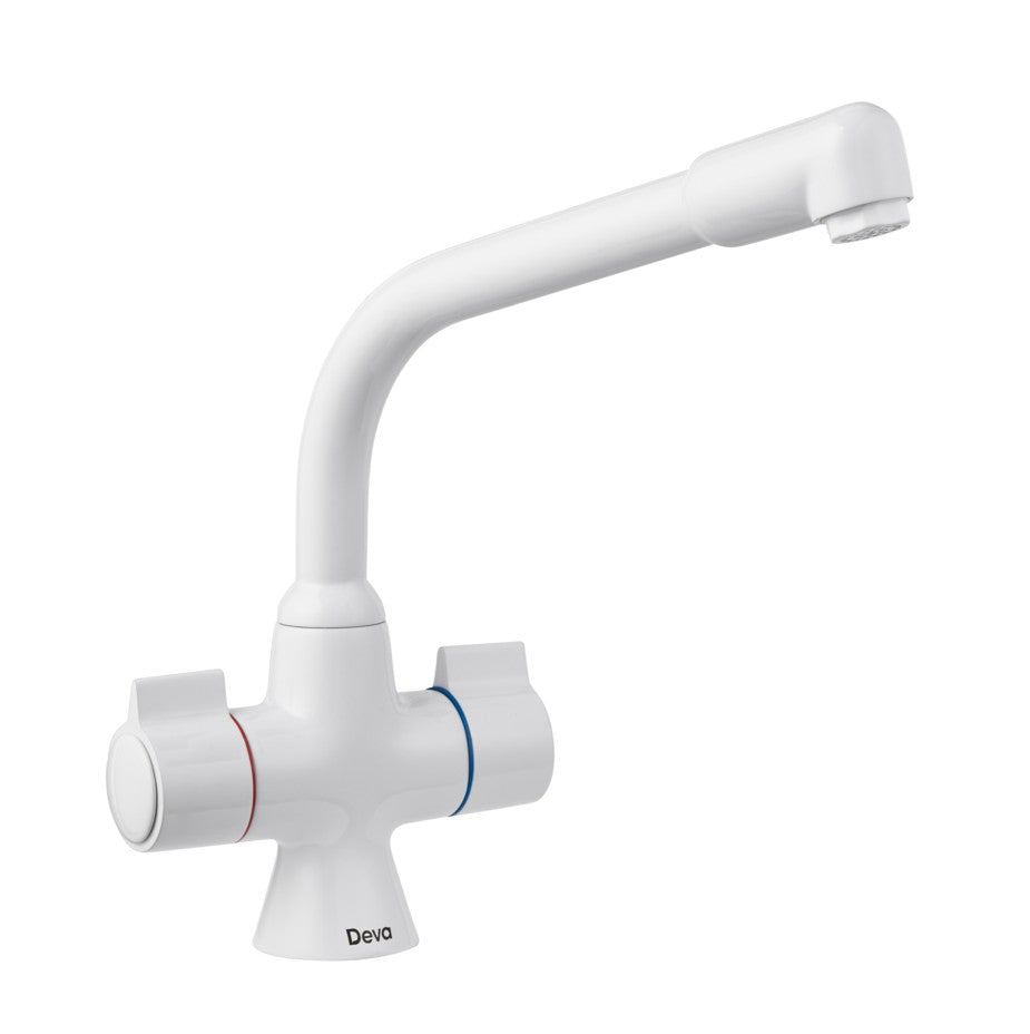 Sauris Sink Mixer - White