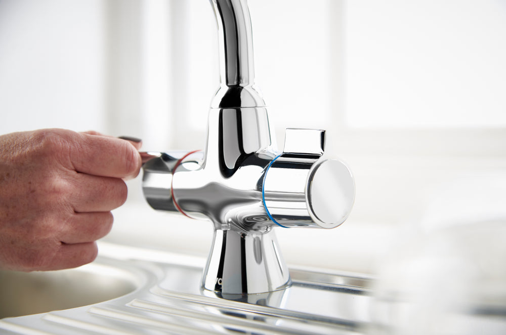 Sauris Sink Mixer With Flexi Tails - Chrome