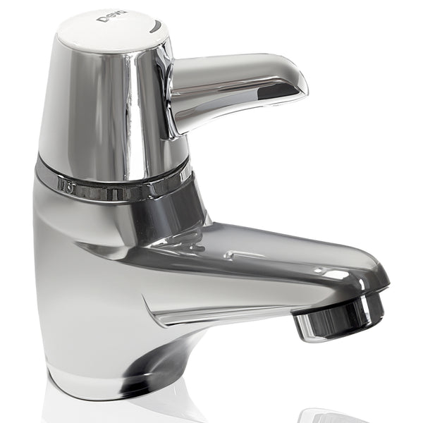 Thermostatic Sequential Lever Mono Basin Mixer - Chrome