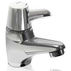 Thermostatic Sequential Lever Mono Basin Mixer - Chrome