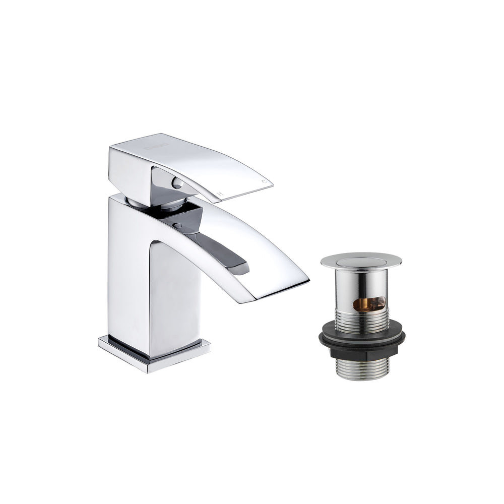 Swoop MK2 Mono Basin Mixer - Chrome