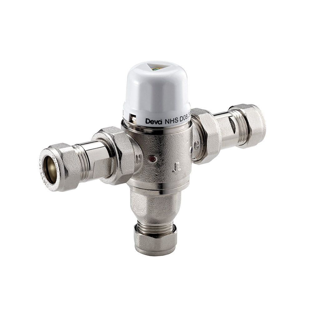 Thermostatic 15mm Blending Valve - TMV2 & TMV3 Approved
