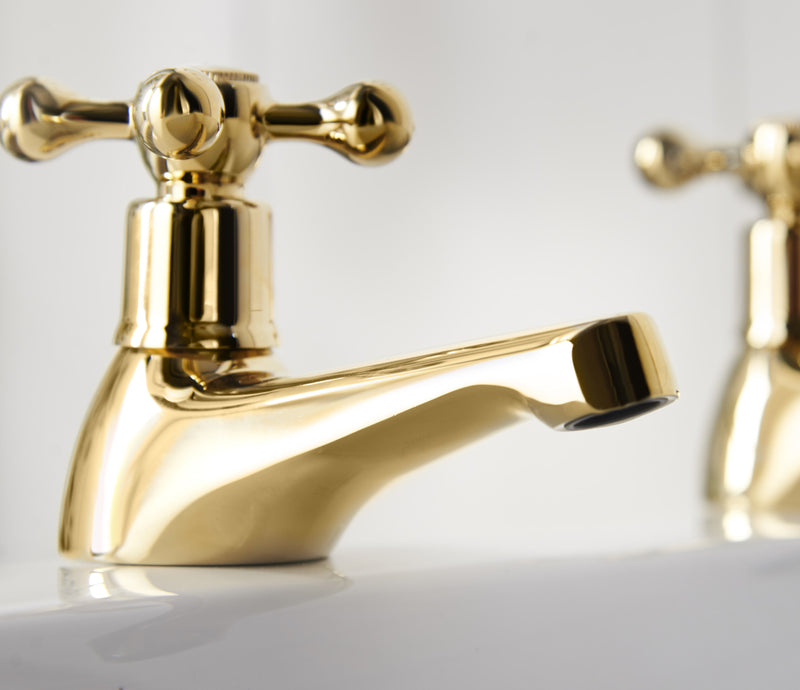 Tudor Bath Taps - Gold