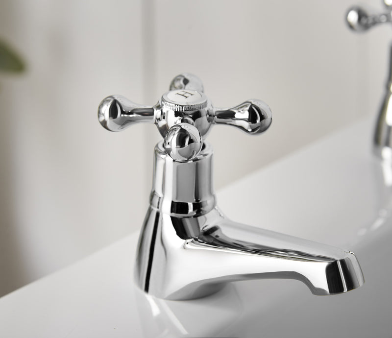 Tudor Bath Taps - Chrome