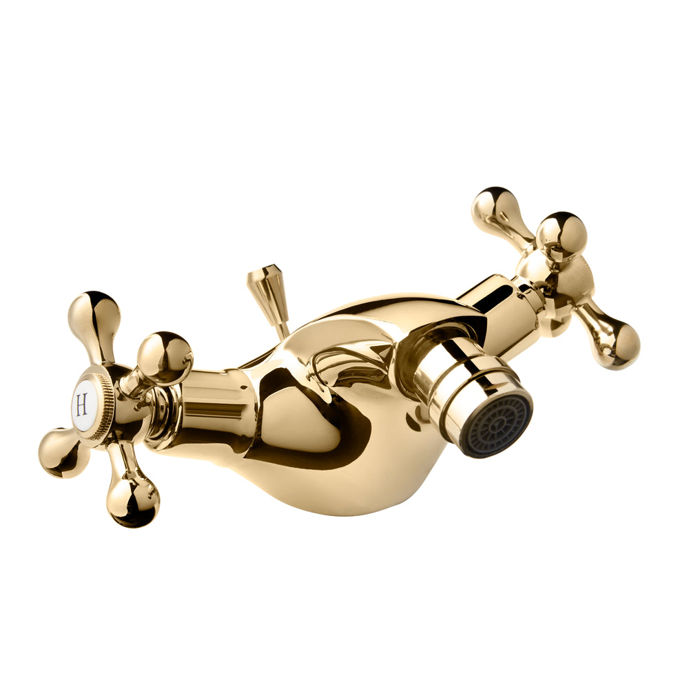 Tudor Bidet Mixer - Gold