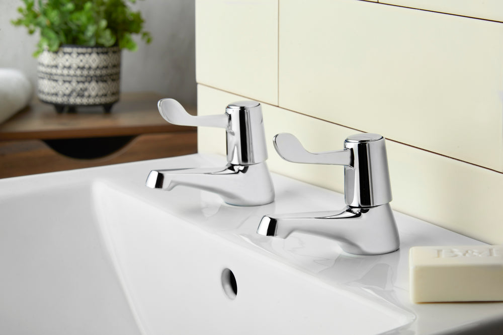Vitality Lever Basin Taps - Chrome