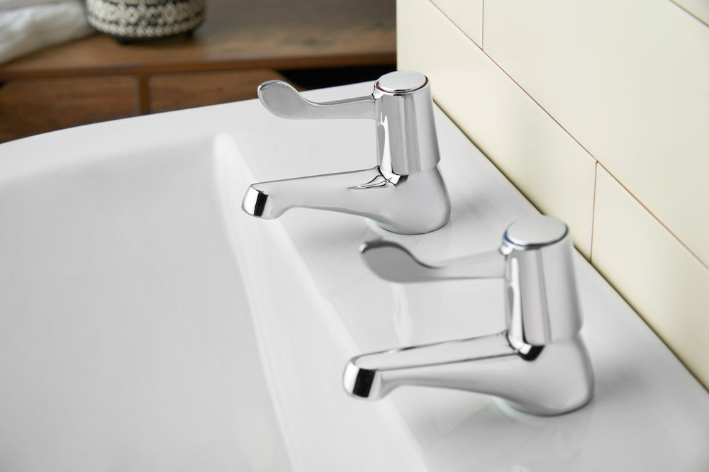 Vitality Lever Basin Taps - 4lpm - Chrome