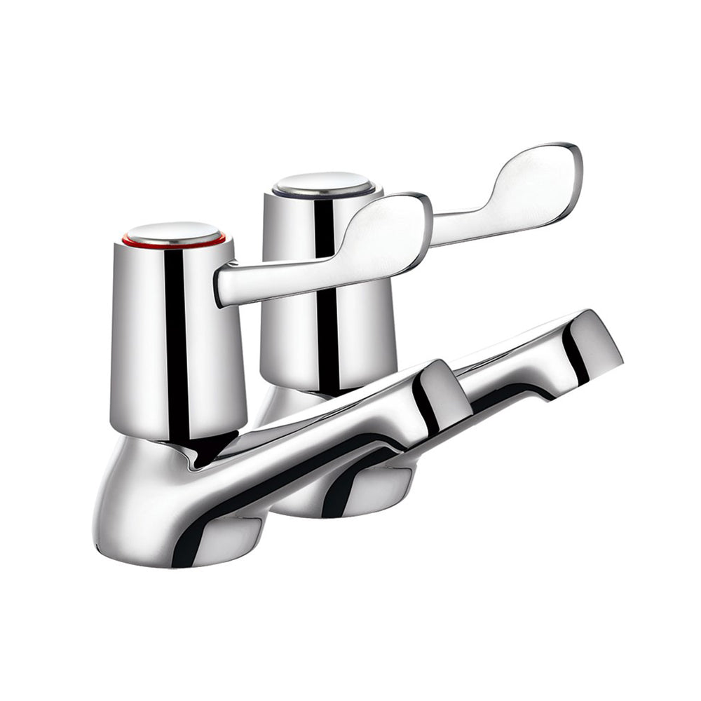 Vitality Lever Bath Taps - Chrome