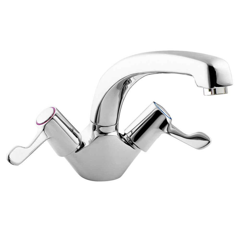 Vitality Lever Action Sink Mixer With Copper Tails - Chrome