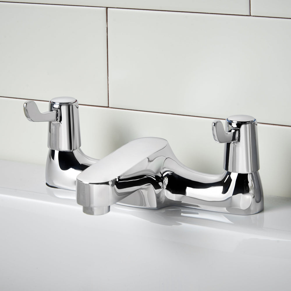 Vitality Lever Bath Filler - Chrome