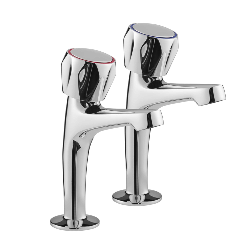 Vitality Round Sink Taps - 5lpm - Chrome