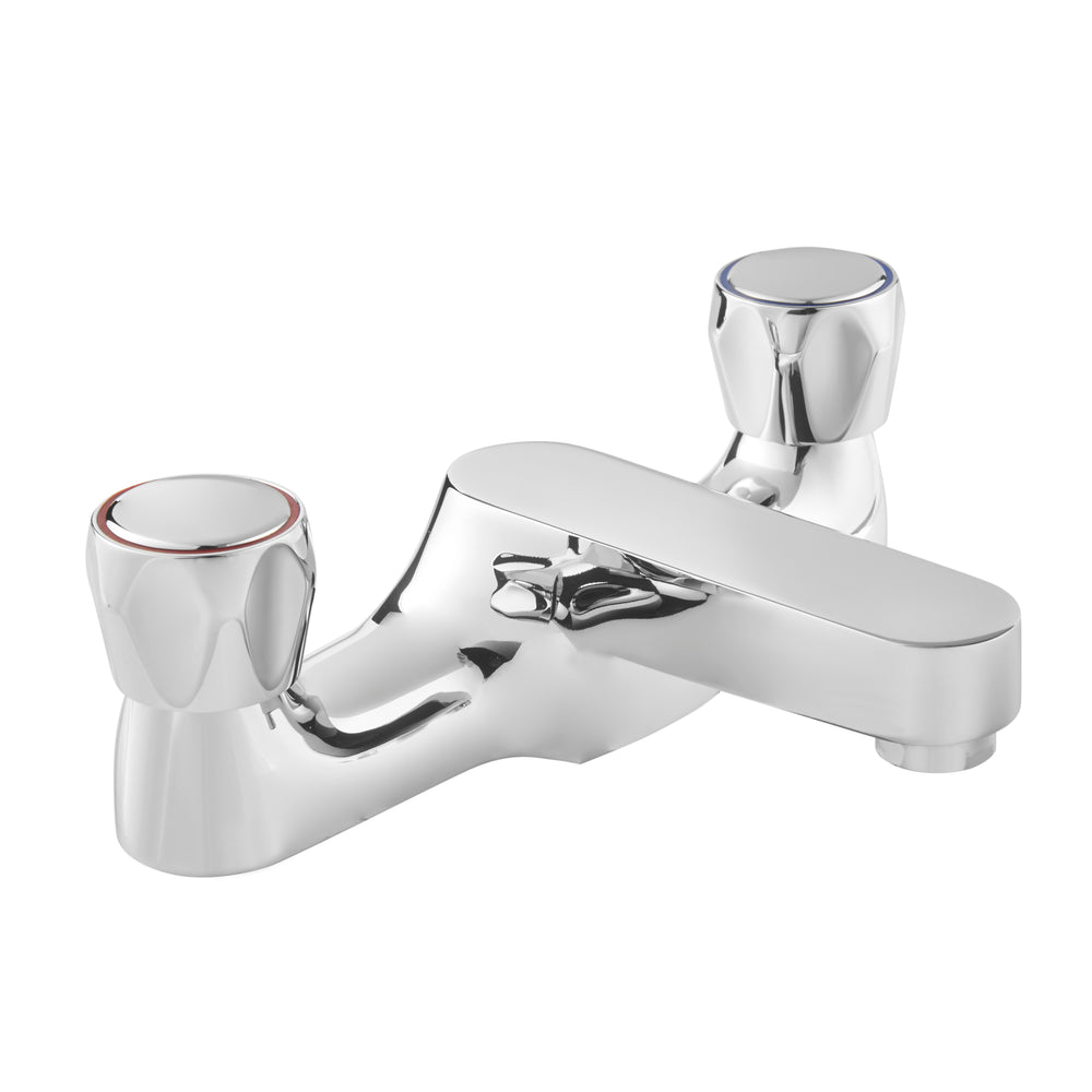 Vitality Round Bath Filler - Chrome
