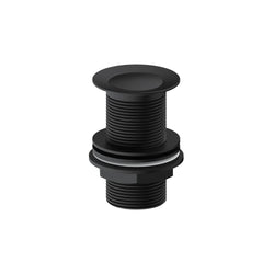 1 1/4" Basin Unslotted Press Top Waste - Matte Black