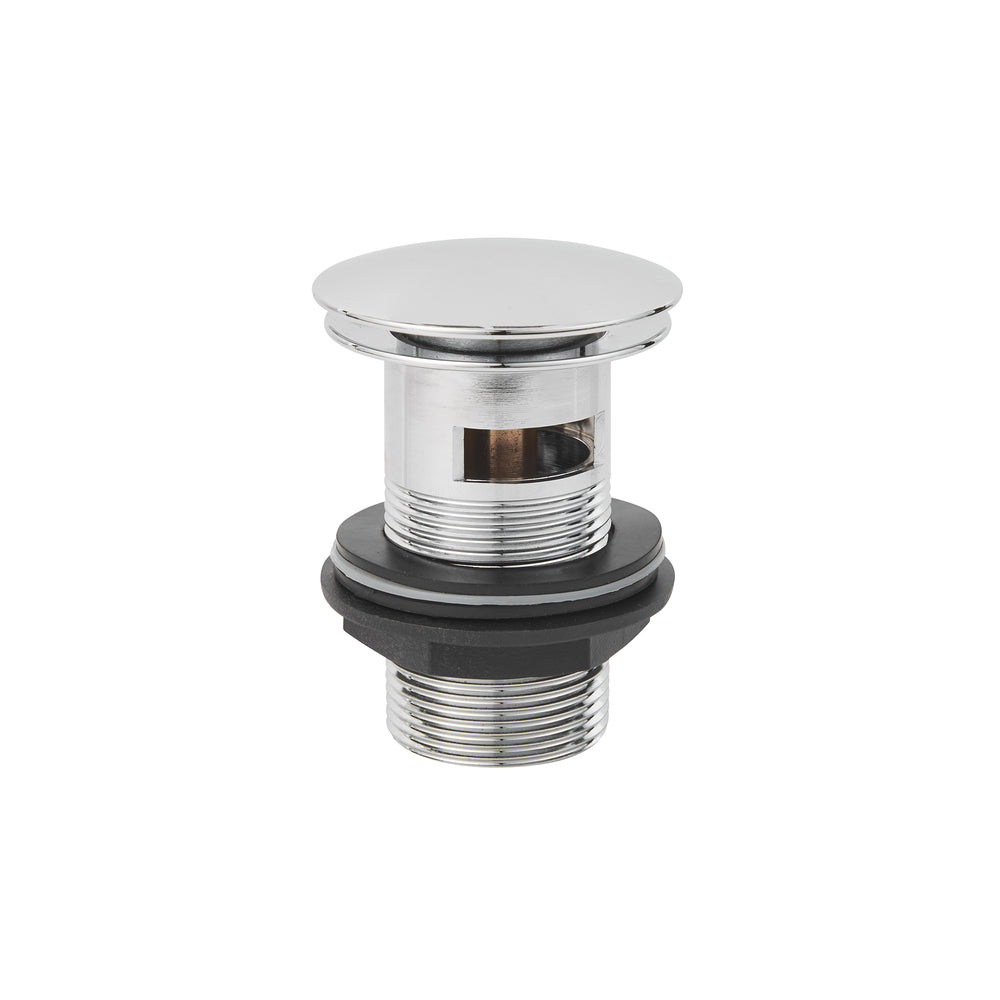 1 1/4" Easy Clean Domed Press Top Basin Wastes - Chrome