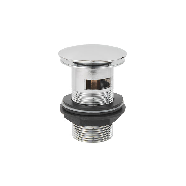1 1/4" Easy Clean Domed Press Top Basin Waste - Chrome