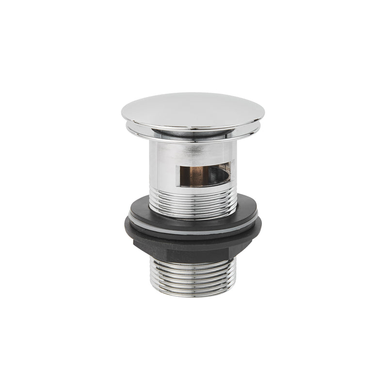 1 1/4" Easy Clean Domed Press Top Basin Waste - Chrome