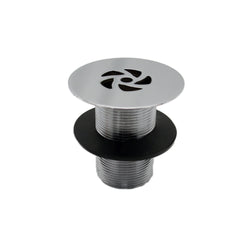 1 1/2" Unslotted Grated Waste - Chrome