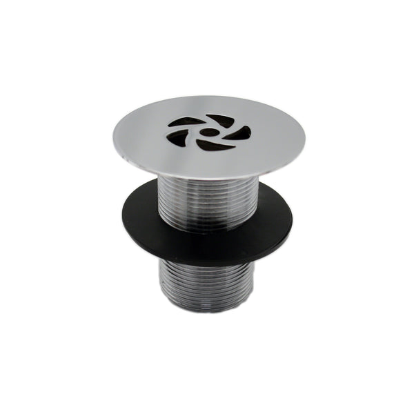 1 1/2" Unslotted Grated Waste - Chrome