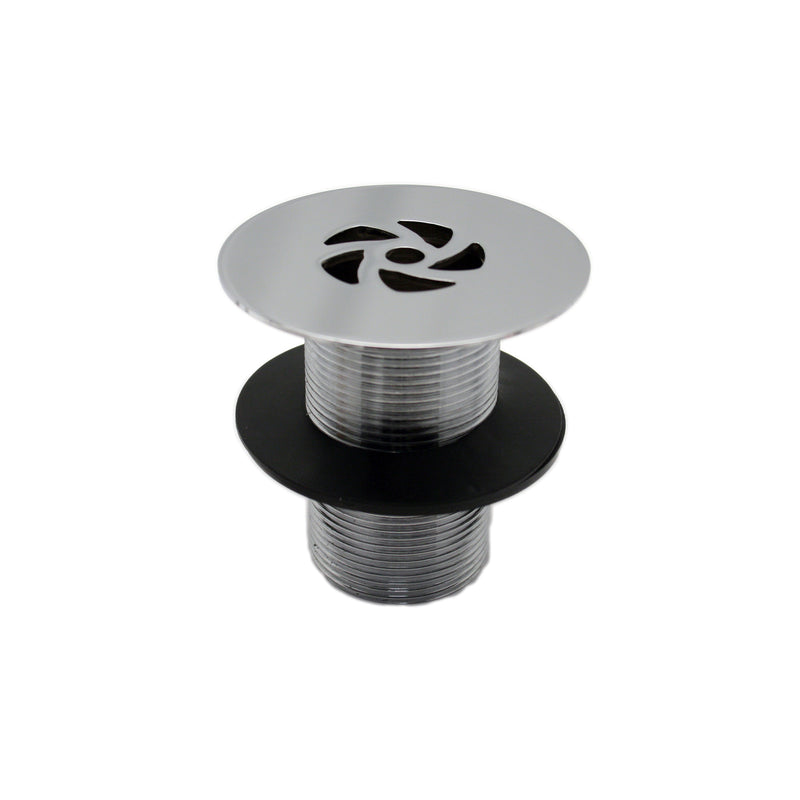 1 1/2" Unslotted Grated Waste - Chrome