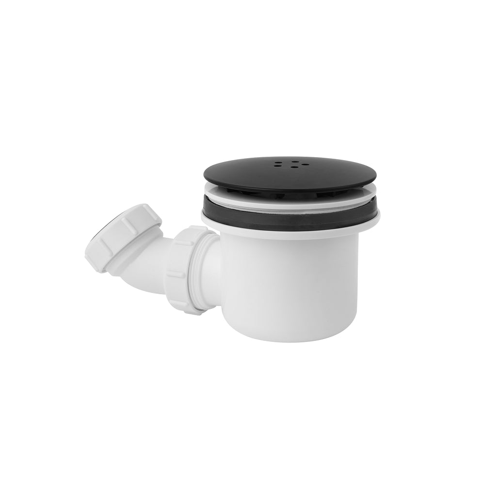 90mm Shower Tray Waste  - Matte Black