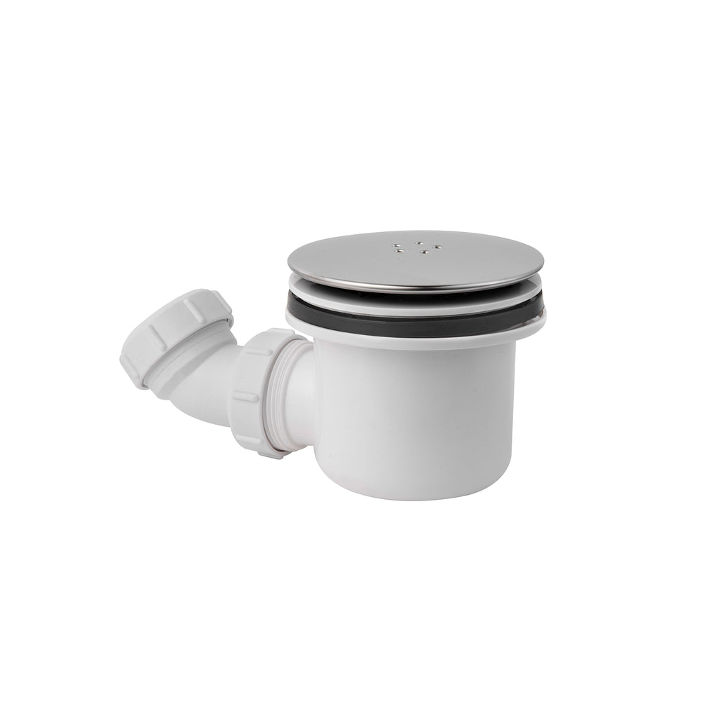 90mm Shower Tray Waste - Chrome