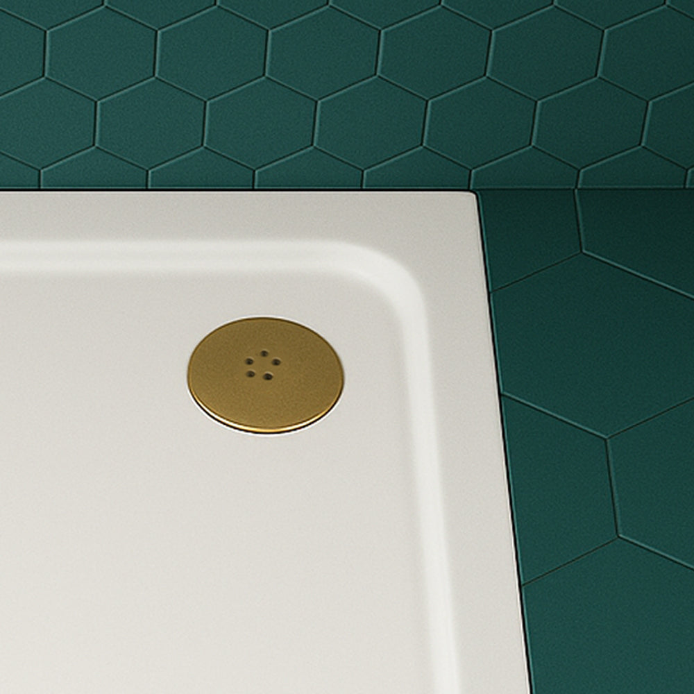 Plate and Screw Fixing - Brushed Brass