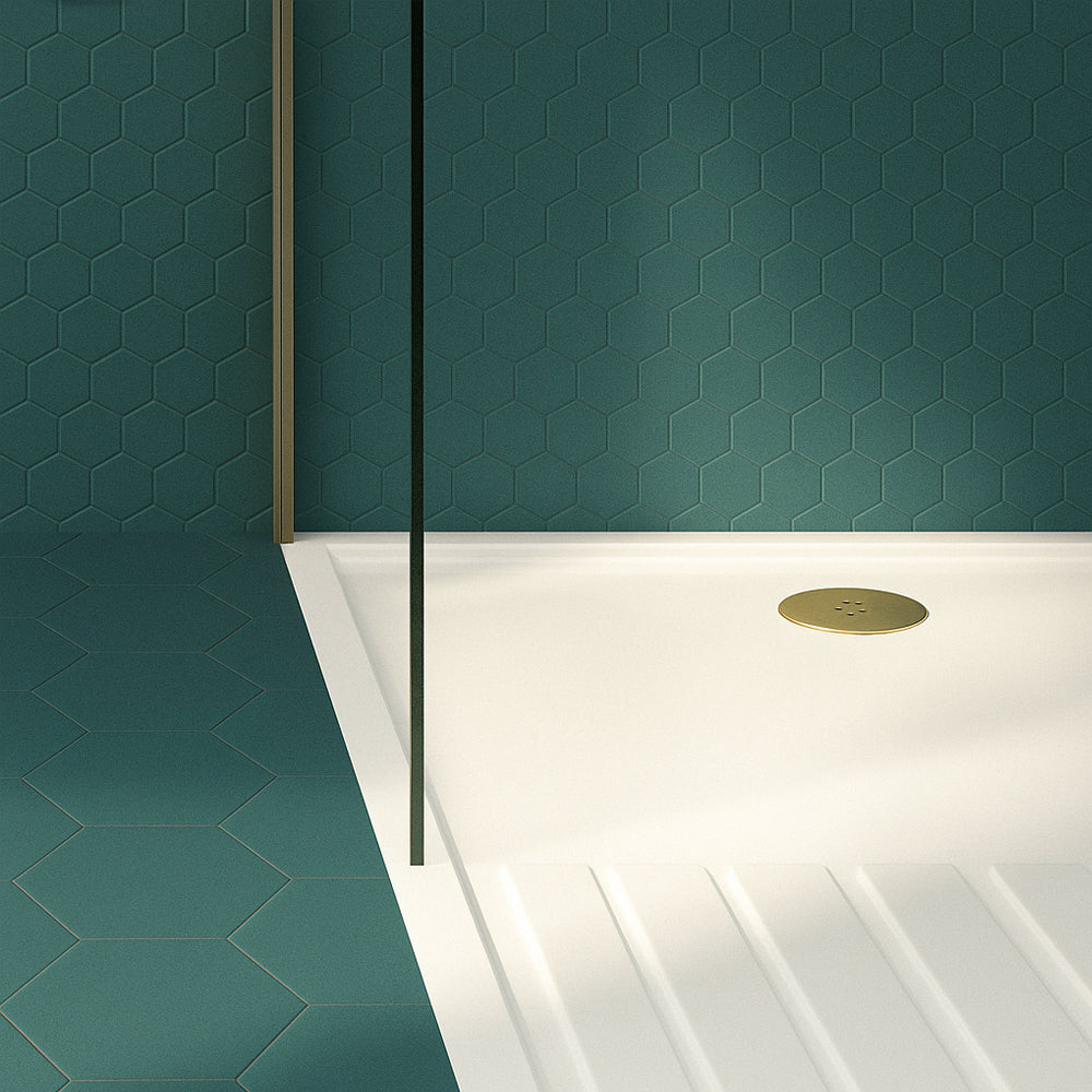 Plate and Screw Fixing - Brushed Brass