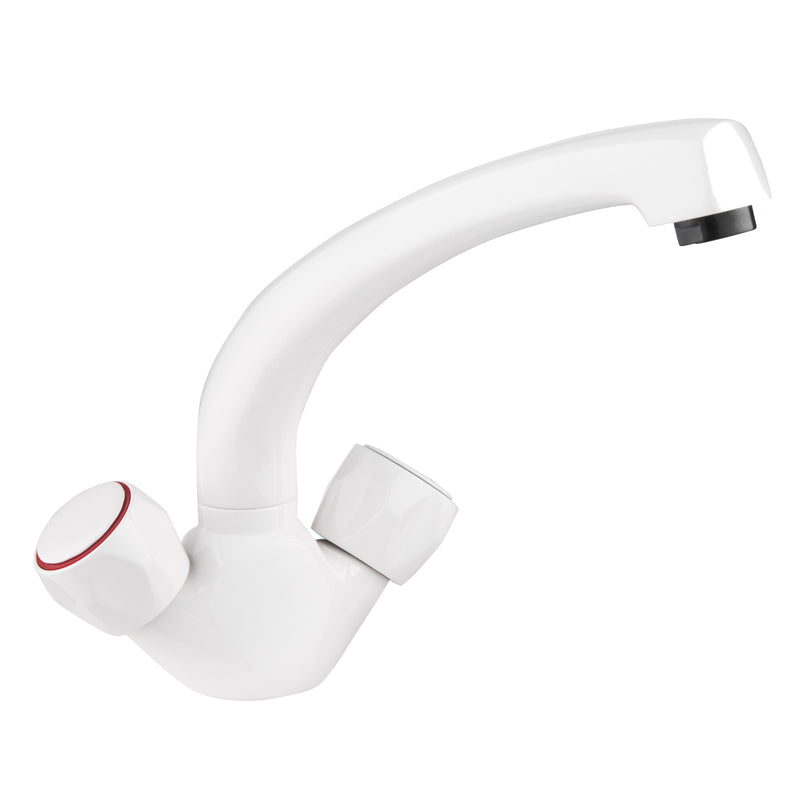 Profile mono sink mixer - white