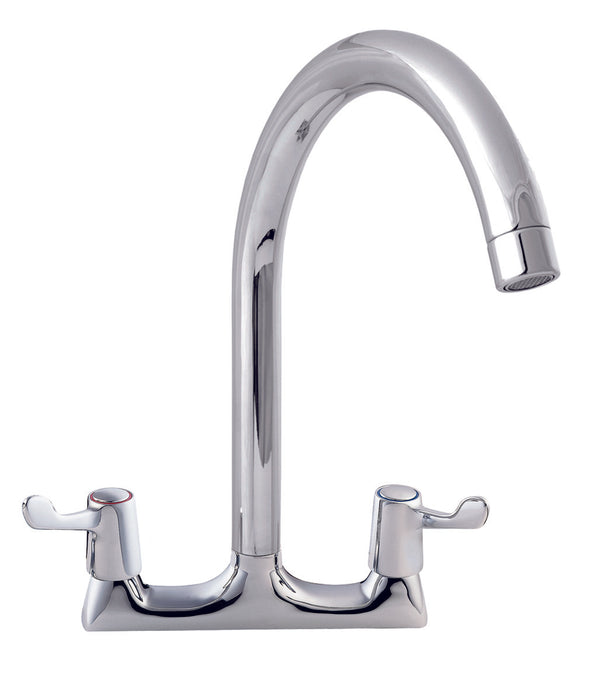 LEVER ACTION DECK MOUNTED SINK MIXER