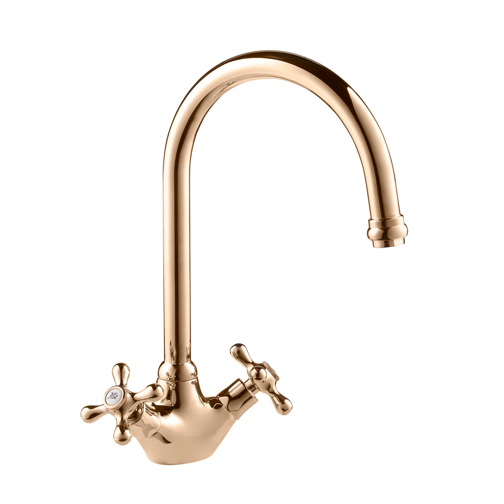 Venetian Kitchen Sink Tap - Gold